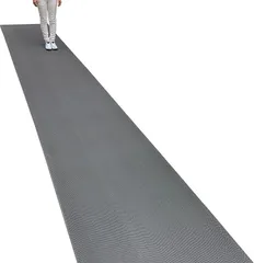 歩行滑り止めマット スタッドレスマット 90cm×6m [グレー]  [原反ロール] 高規格6mm厚 屋外 屋内 PVC ゴムマット ラバー 介護 施設 病院 学校 店舗 玄関マット ドアマット