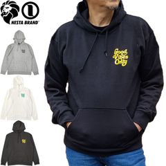 【カラー・サイズ選択可】 NESTA BRAND ネスタブランド コットンパーカー 231NB1313 フーディー フード付き コットン100% 長袖 ストリート カジュアル トップス メンズ レディース 新品【NESTA BRAND正規販売店】