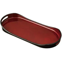 紀州塗り お盆 トレー 14寸 42.5cm幅 コーヒートレー ななこ 和風 和室 おしゃれ トレイ おぼん 日本製