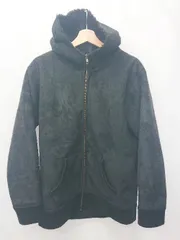 ◇ ⊇ Sonny Label URBAN RESEARCH スウェード調 裏ボア 長袖 ジップアップ パーカー サイズM ブラック系 レディース E  【1507160009762】