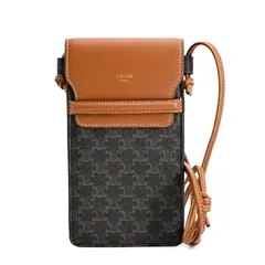 CELINE - お値下げ中☆極美品☆セリーヌ ショルダー  フォンホルダー   ポーチ  旧ロゴ CELINE - お値下げ中☆極美品☆セリーヌ ショルダー フォン