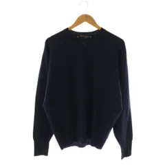 キャプテン サンシャイン KAPTAIN SUNSHINE × JOHN SMEDLEY 1980 Double V Pullover ニット セーター 長袖 M ネイビー /HK ■OSのサムネイル