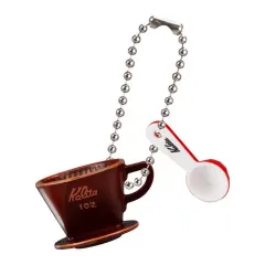 【中古】キーホルダー 102-ロト(ブラウン)＋メジャーカップホビー(RD) 「Kalita ミニチュアチャームコレクション」