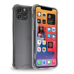 iPhone12クリアケース iPhone12/12Pro/12promax 軽量 ハイブリッドケース TPUバンパー+背面アクリル素材 ハードケース エアクッション Qi急速充電対応 クリア  ブリシア
