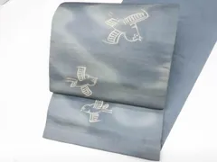 【京松】【着物】アンティーク　丸帯　鳥文　リメイク　kyo7b04-22