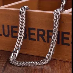 喜平ネックレス シルバー 6㎜ ステンレスネックレス ステンレスチェーン