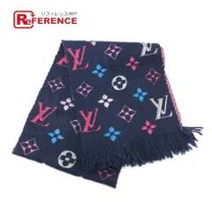 LOUIS VUITTON ルイヴィトン マフラー エシャルプ ロゴマニア レインボー M70899 ウール