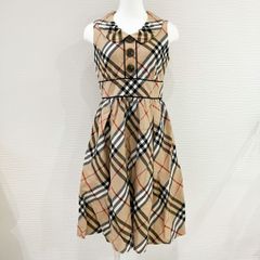 BURBERRY・バーバリーブルーレーベル・ノースリーブワンピース・ノバチェック