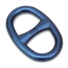 エルメス HERMES スカーフリング シェーヌダンクル メタリックブルー