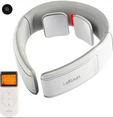 ★新品★ LaKuun ネックケア　リラクゼーション器 中低周波　EMS+　温熱機能+赤色光照射