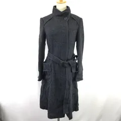 美品★BODY DRESSING Deluxe/ボディドレッシングデラックス★ガウンコート【size:38/レディースM/グレー/ツイード】◆BJ051-c