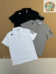 【今日WTO】DESCENTE 立体ラバーロゴ ユニセックス POLO シャツ-HC39