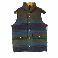 ウールリッチ WOOLRICH 11AW レザー切替 ダウンベスト メンズ  40のサムネイル