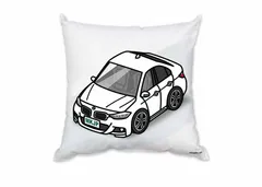 車種別ボディカラーが選べるクッション【ナンバー入れ可】 外車 BMW ActiveHybrid3 Mスポーツ F30