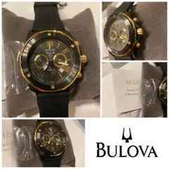 在庫大得価BULOVA　ブローバ　BVS202　クロノグラフ オールチタン【電池交換済み】 時計