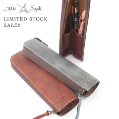 【50％OFF】Ain Soph (アインソフ)レザーペンケースDA1489-HP