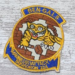 アメリカ海兵戦闘飛行隊 VMA-223 ミリタリーパッチ 刺繍ワッペン