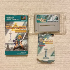 【動作未確認】SFC ゼルダの伝説 神々のトライフォース 箱・説明書付き スーファミ ジャンク品