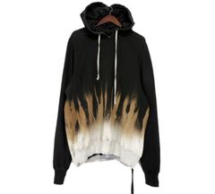 ダークシャドウ DRKSHDW 24AW 【 DU02D2282 FSUN 0983 】 ブリーチ 加工 プルオーバー フーディ パーカー　w23184