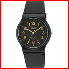 【迅速発送】シチズン Q&Q 腕時計 アナログ 防水 ウレタンベルト VP46-853 ブラック ゴールド