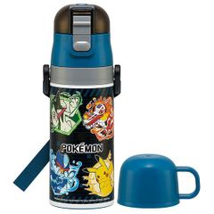 ポケットモンスター 水筒 2WAY ステンレスボトル 保温 保冷 子供用 ポケモン ピカチュウ キャラクター スケーター