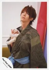 【中古】生写真(ジャニーズ) Hey! Say! JUMP/有岡大貴/上半身・浴衣緑・右手ぬいぐるみ・目線左上/公式生写真
