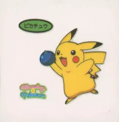 【中古】コレクションシール ピカチュウ(右手食べ物)