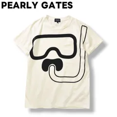 パーリーゲイツ PEARLY GATES スキューバダイビング プリント 半袖 クルーネック Tシャツ トップス カジュアル ゴルフウェア 4 ホワイト メンズのサムネイル