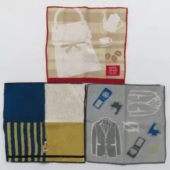 【中古】タオル・手ぬぐい モチーフ柄 ハンドタオルセット 「名探偵コナン・ワールド」 ユニバーサル・スタジオ・ジャパン限定