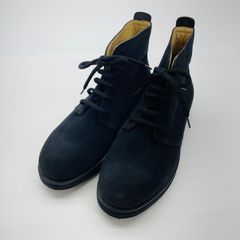 GIORGIO ARMANI ジョルジオアルマーニ ブーツ スエード ブラック 【C3444-80】