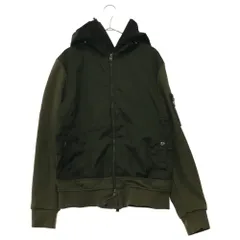 MONCLER (モンクレール) C10918401500 MAGLIA CARDIGAN アームナイロン切替ジップアップジャケットのサムネイル