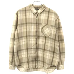 R.H.VINTAGE  ロンハーマンヴィンテージ チェックシャツ 221070161-1079 ベージュ S