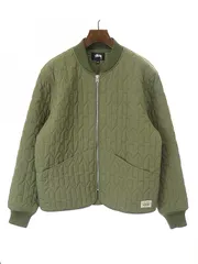 ブルゾン23AW 最新作 STUSSY CORD QUILTED OVERSHIRT M