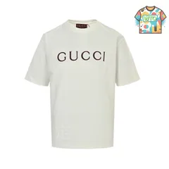 【今日特価】Gucci 25SS シンプルロゴ刺繍半袖 -2