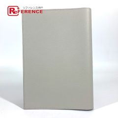 HERMES エルメス ノートカバー ノートパッド 《EAジップ》 A5 エヴァーカラー ライトグレー系