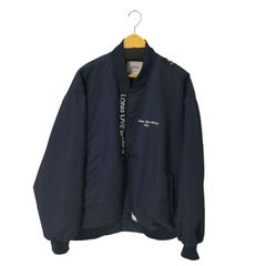 ダブルタップス WTAPS 22AW  TEAM JACKET NYLON. TWILL. UT813 チームジャケット ネイビー MA-1 ボンバージャケット メンズ JPN：4 