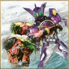 [중고] 종이 제품 가면 라이더 OOO (오즈) 색지 색 이거 -A Work Of KAMEN RIDER- [이치 반 쿠지 가면 라이더 제로 원 NO.01 feat. 레전드 가면 라이더] C 상