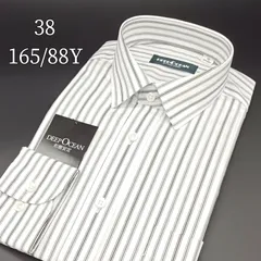 デザイン Yシャツ　フレックス社【ディープオーシャン】　ストライプ28