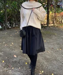 Turtleneck cable knit sweater