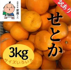 せとか】3キロ 静岡県産 訳あり サイズ混合 - メルカリ