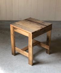 モザイク柄のカフェテーブル インダストリアル 【ハンドメイド家具