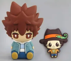 【中古】トレーディングフィギュア 沢田綱吉＆リボーン ぷてぃっこ 「ひこくじ 家庭教師ヒットマンREBORN! Chill out」 C賞