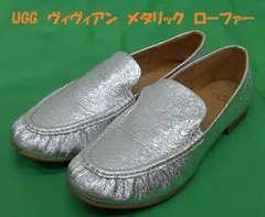 【状態良し】UGG　アグー　ヴィヴィアン　メタリック　ローファー【23.5㎝】のサムネイル