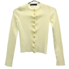 ナオタケコシ イタリア製 ニット カーディガン 40 ホワイト NAO TAKEKOSHI 長袖 レディース 【中古】  【230131】 【PD】