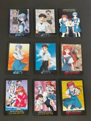 aca289 バンダイ 新世紀 エヴァンゲリオン カードダス 1弾 まとめ 02 07 08 09 10 11 12 13 14 綾波レイ アスカ・ラングレー シンジ 制服 浴衣 幼少期