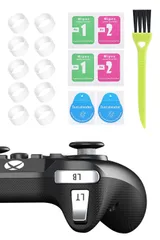 【特価セール】(クリア(10個セット)) 各種コントローラー適用 Switchプロコン PS4 PS5 白い粉対策 削れ防止 スティック用プロテクトリング スティック保護リング
