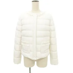ランバン LANVIN ダウンジャケット アウター 2395205 38 約Mサイズ アイボリーのサムネイル