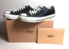 【DH788】コンバース アディクト CONVERSE ADDICT  チャックテイラー スニーカー レザー 27cm ブラック