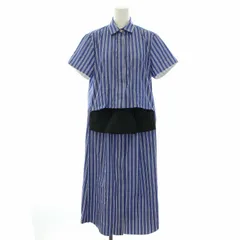 sacai 22SS サテンミックスポプリンドレス Suting Mix Poplin