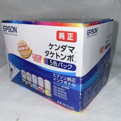 【新品・未使用品】【発送時は開封して宅急便コンパクトで配送します。】エプソン［純正］　インクボトルケンダマタケトンボ　5色パック　KETA−5CL